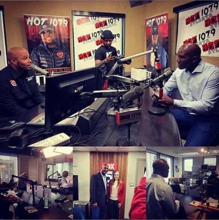 Evander Holyfield in an interview at Fox 5